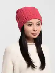 Коралловый шапка женская флисовым подкладом Риана