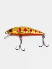 Желтый воблер Minnow для ловли рыбы троллингом, дорожкой или спиннингом, 56 мм