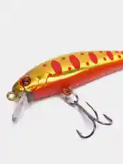 Голубой воблер Minnow для ловли рыбы троллингом, дорожкой или спиннингом, 56 мм