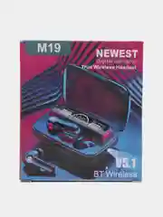 Беспроводные наушники TWS M19 Bluetooth, с Power Bank, для iPhone/Android