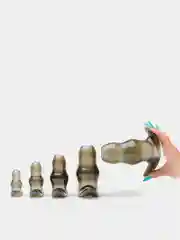 Белый анальная пробка для душа, расширитель