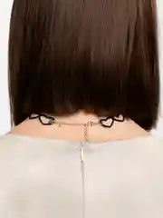 Угольный чокер на шею / украшение на шею