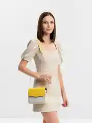 Желтый женская сумка на плечо, 3 цвета