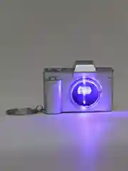 Золотой брелок фонарик "Фотоаппарат"