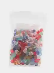Манго бусины стеклянные граненные биконус