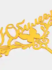 Золотой топпер с "Юбилеем"