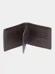 Шоколадный кошелек мужской складной, компактный