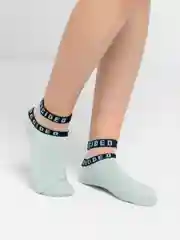 Бирюзовый носки с дизайном
