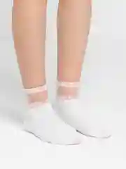 Белый носки с дизайном
