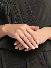 Золотой кольцо двойное женское