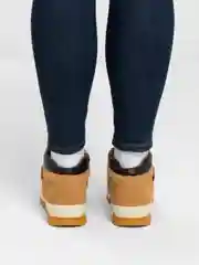 Горчичный ботинки женские зимние