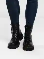 Угольный ботинки женские черные