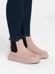 Розовый ботинки женские, зимние
