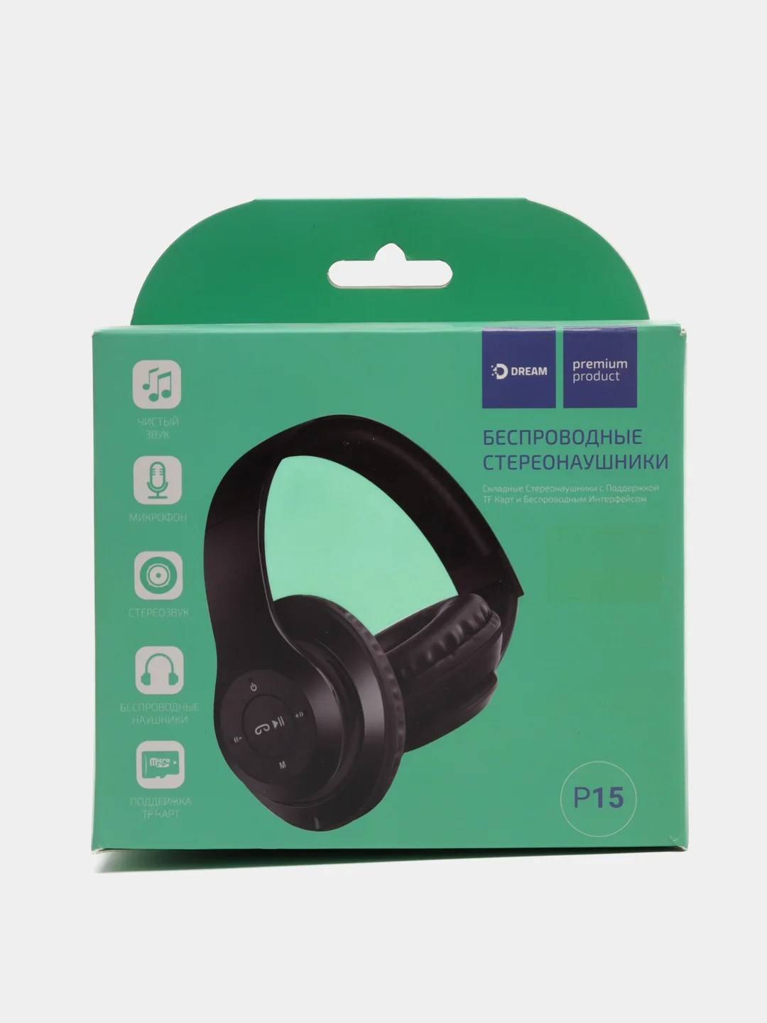 Гарнитура Dream P15, Bluetooth, черная