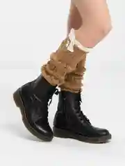 Хаки гетры вязанные