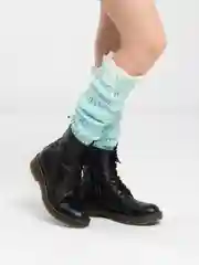 Ледяной гетры вязанные