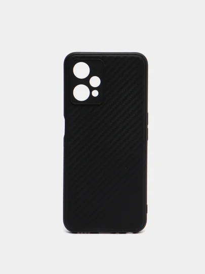 Черный чехол карбон с защитой камеры на Realme 9 PRO / Realme 9 5g / Realme Q5