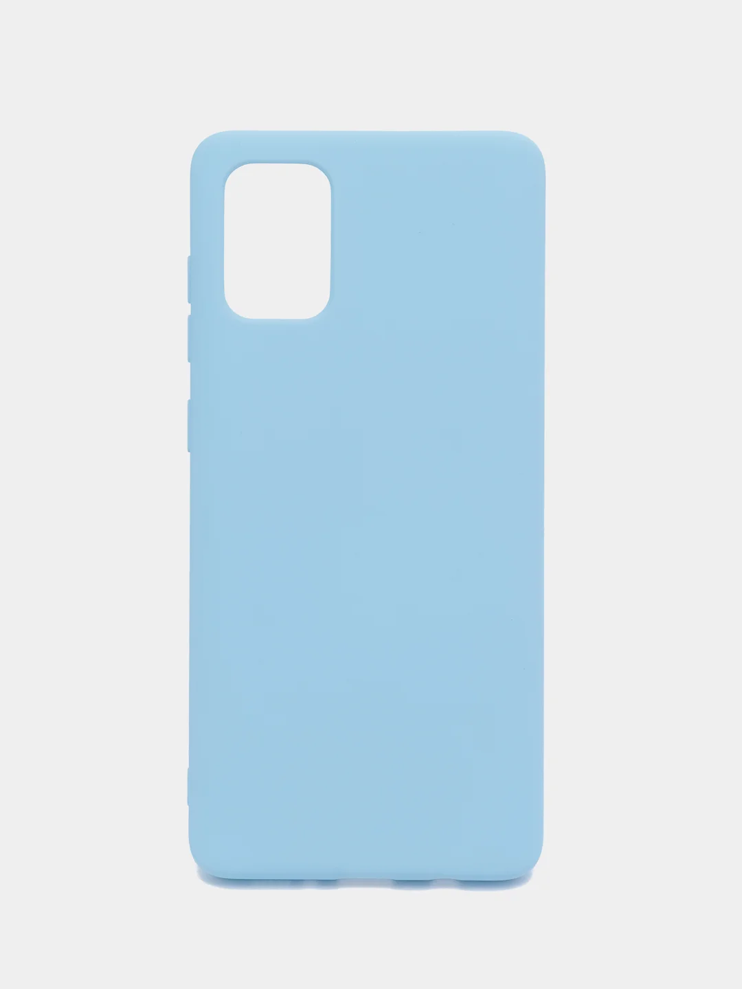 Небесно-голубой чехол Samsung Galaxy A71, Самсунг Галакси А71 силиконовый Silicone Cover