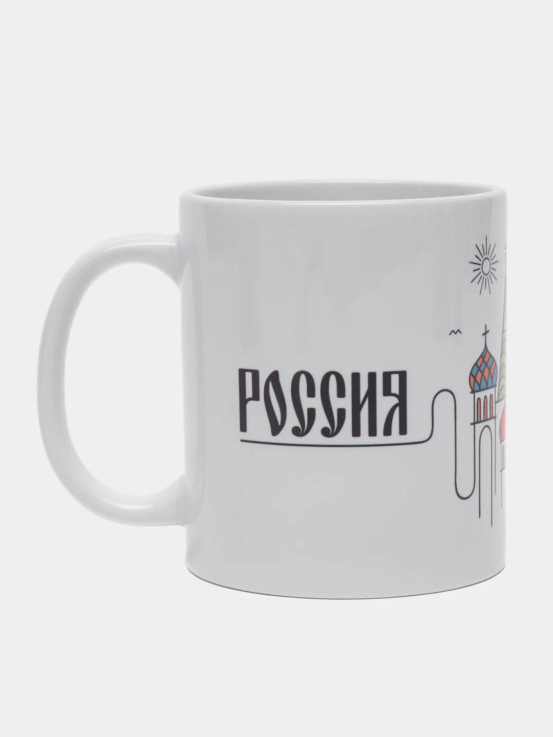 Кружка с рисунком "РОССИЯ"