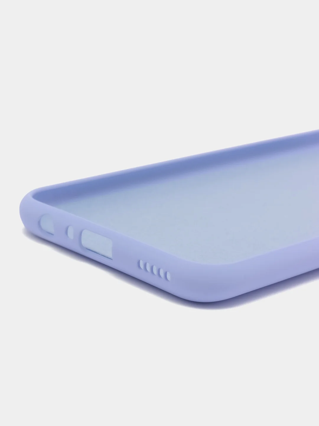 Сиреневый чехол Honor 10 lite / P Smart 2019, Хонор 10 лайт, Silicone Cover с закрытым низом