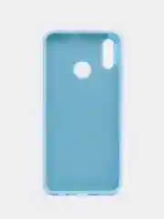 Голубой чехол Honor 10 lite / P Smart 2019, Хонор 10 лайт, Silicone Cover с закрытым низом