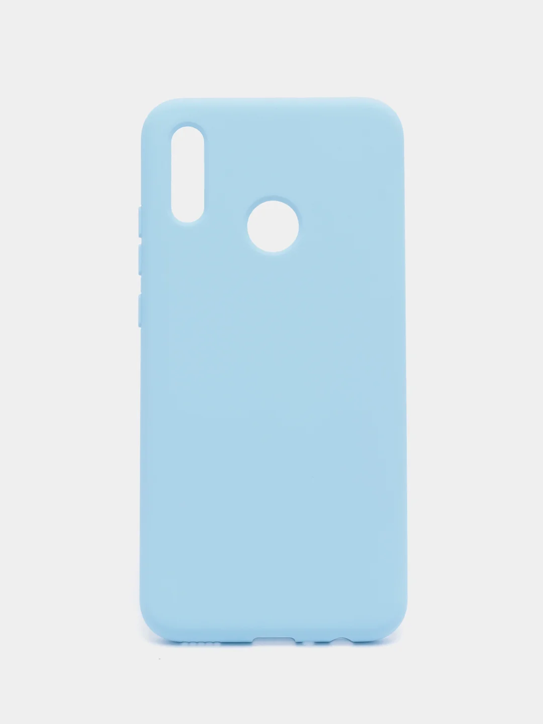 Голубой чехол Honor 10 lite / P Smart 2019, Хонор 10 лайт, Silicone Cover с закрытым низом