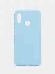Голубой чехол Honor 10 lite / P Smart 2019, Хонор 10 лайт, Silicone Cover с закрытым низом
