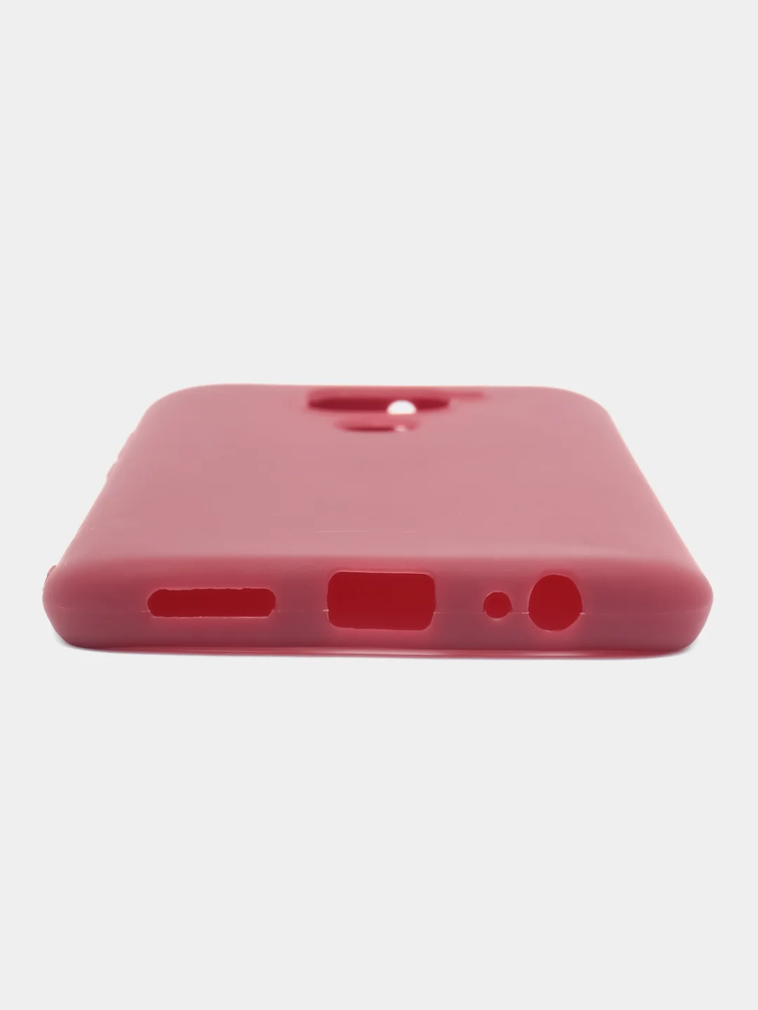Бордовый чехол для Xiaomi Redmi Note 9, Сяоми Редми Нот 9 силиконовый, цветной матовый