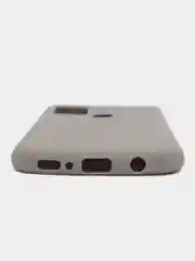 Серый чехол силиконовый для Samsung Galaxy M31 (Самсунг Галакси М31), цветной, матовый