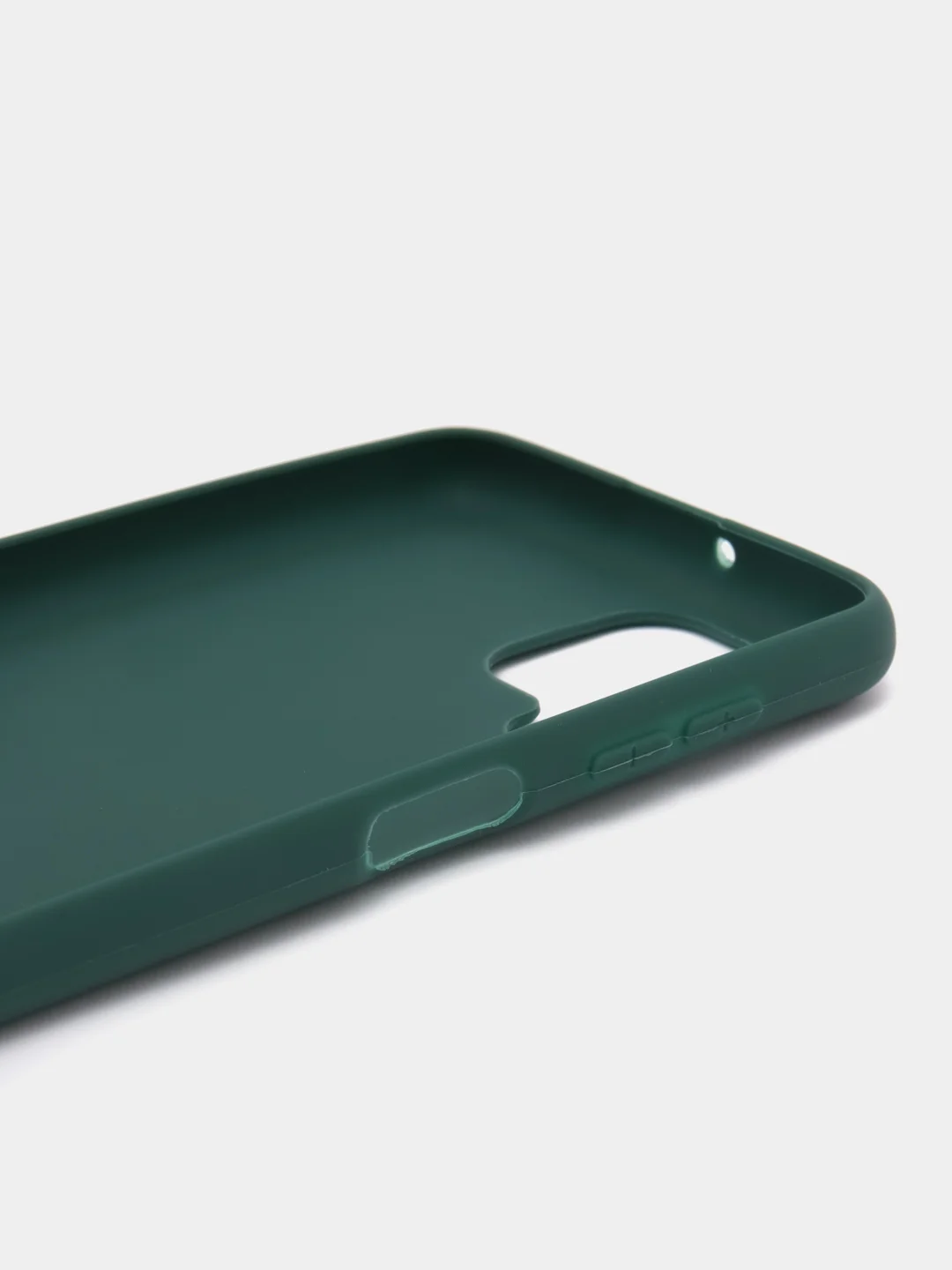 Тёмно-зелёный чехол Samsung Galaxy A22, Galaxy M22, Galaxy M32, Самсунг Галакси А22, М22 М32 силиконовый