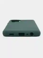 Тёмно-зелёный чехол Samsung Galaxy A22, Galaxy M22, Galaxy M32, Самсунг Галакси А22, М22 М32 силиконовый
