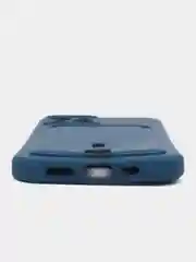 Темно-синий чехол силиконовый для iPhone 7/8/SE/11/12/13/14/15/Plus/Pro Max, с карманом для карты