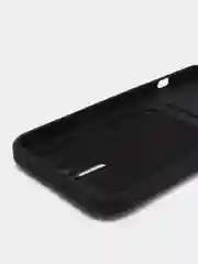 Тёмно-зелёный чехол силиконовый для iPhone 7/8/SE/11/12/13/14/15/Plus/Pro Max, с карманом для карты