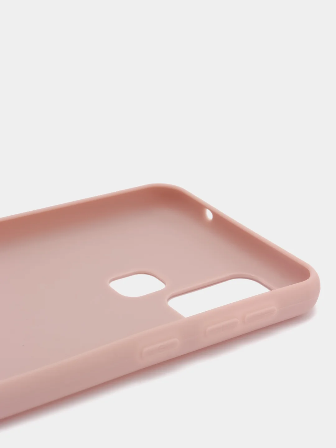 Бежевый чехол силиконовый для Samsung Galaxy M31 (Самсунг Галакси М31), цветной, матовый