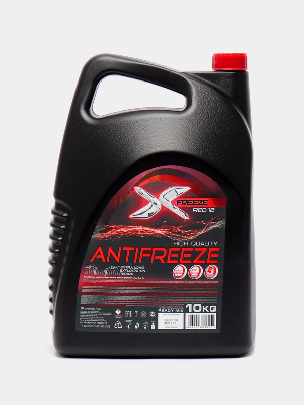 Антифриз X-Freeze Красный, 10 кг