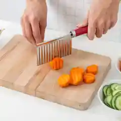 Нож слайсер, фигурный для нарезки овощей
