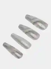 Аметистовый накладные ногти, 24 штуки