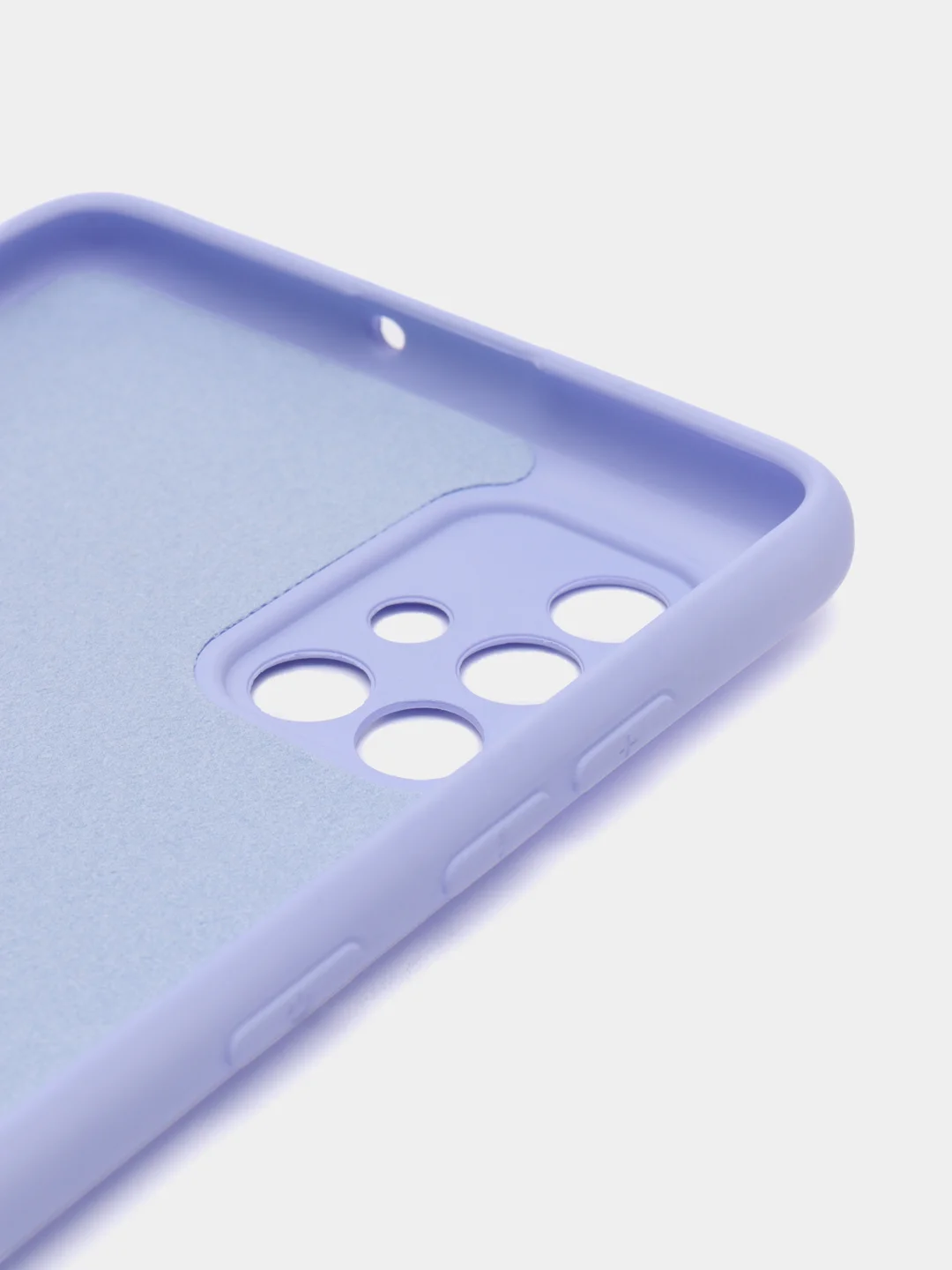 Сиреневый чехол Samsung Galaxy A71, Самсунг Галакси А71 силиконовый Silicone Cover
