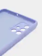 Сиреневый чехол Samsung Galaxy A71, Самсунг Галакси А71 силиконовый Silicone Cover