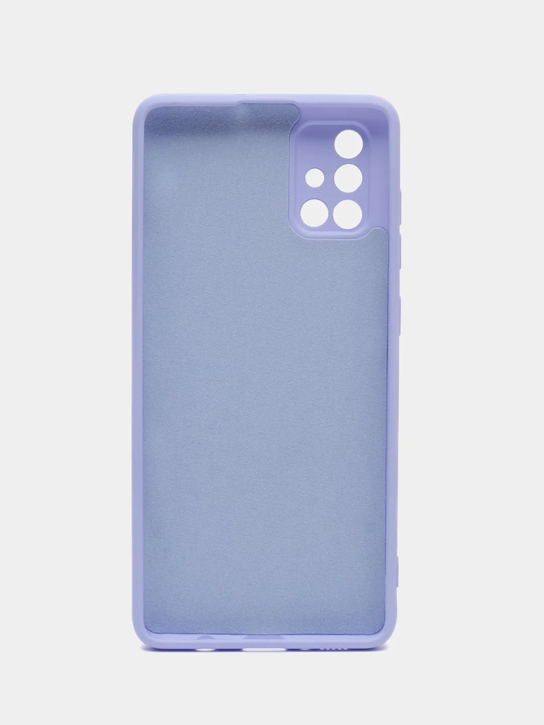 Сиреневый чехол Samsung Galaxy A71, Самсунг Галакси А71 силиконовый Silicone Cover