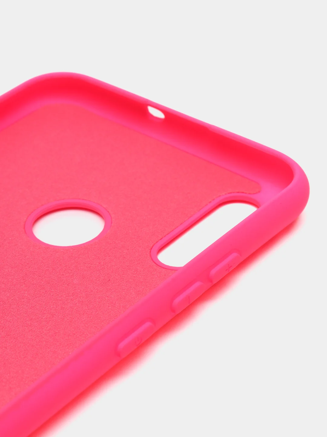 Тёмно-розовый чехол Honor 10 lite / P Smart 2019, Хонор 10 лайт, Silicone Cover с закрытым низом