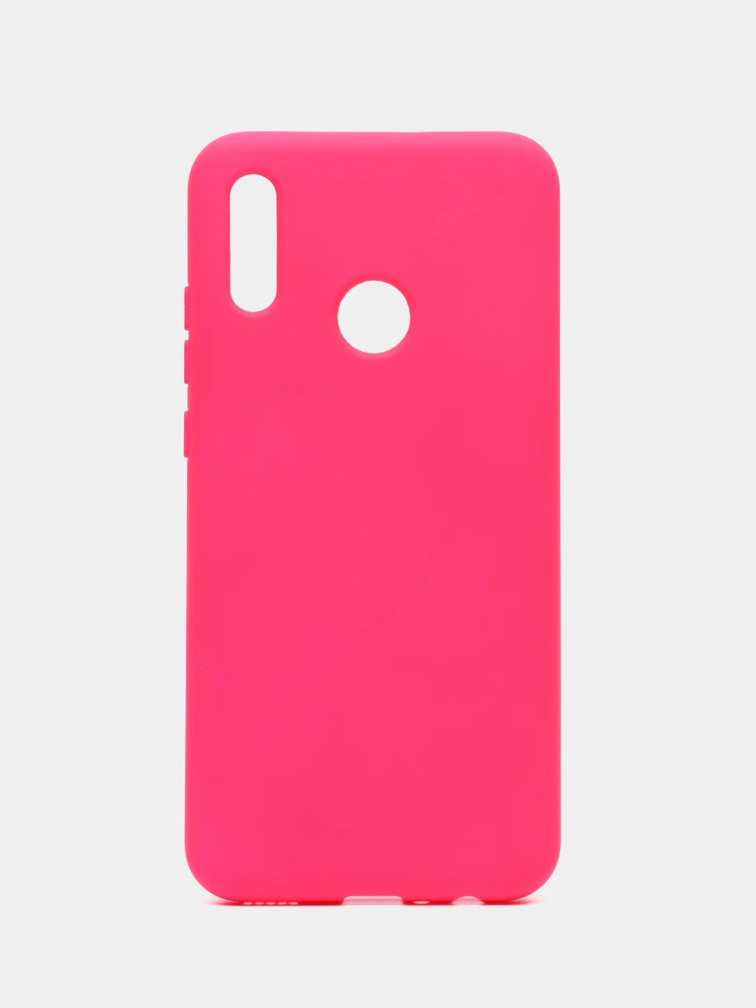 Тёмно-розовый чехол Honor 10 lite / P Smart 2019, Хонор 10 лайт, Silicone Cover с закрытым низом