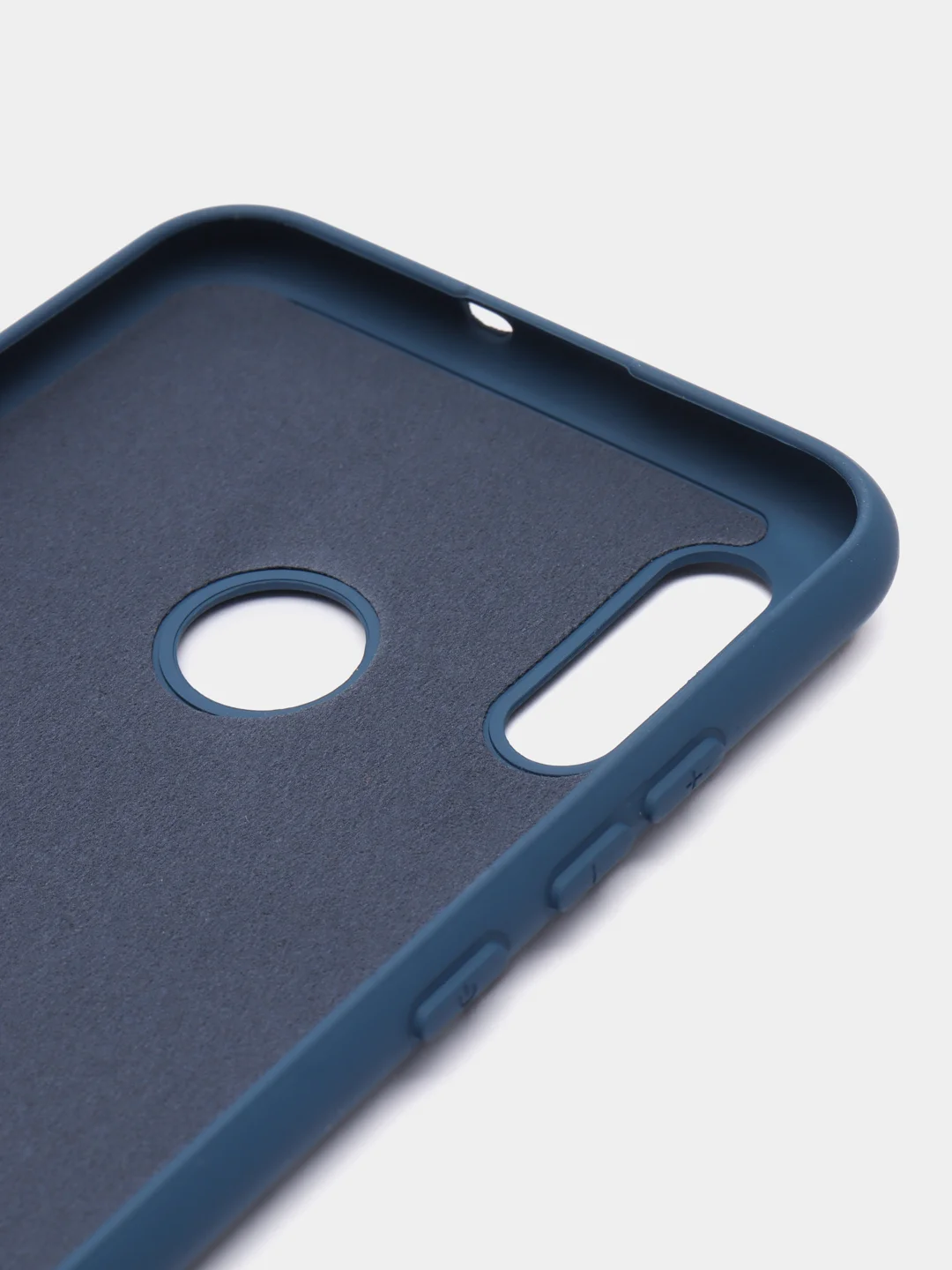 Индиго чехол Honor 10 lite / P Smart 2019, Хонор 10 лайт, Silicone Cover с закрытым низом