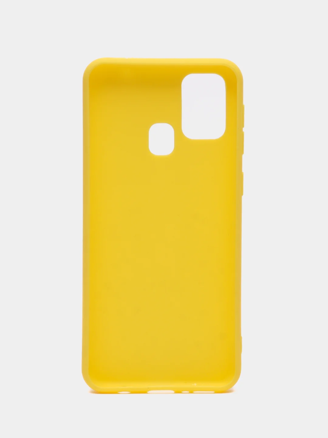 Желтый чехол силиконовый для Samsung Galaxy M31 (Самсунг Галакси М31), цветной, матовый