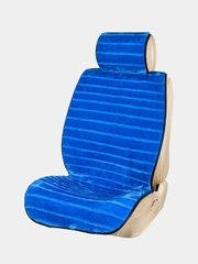 Чехлы на автомобильные сиденья, искуственный мех SKYWAY ARCTIC Синий Полоска S03001066