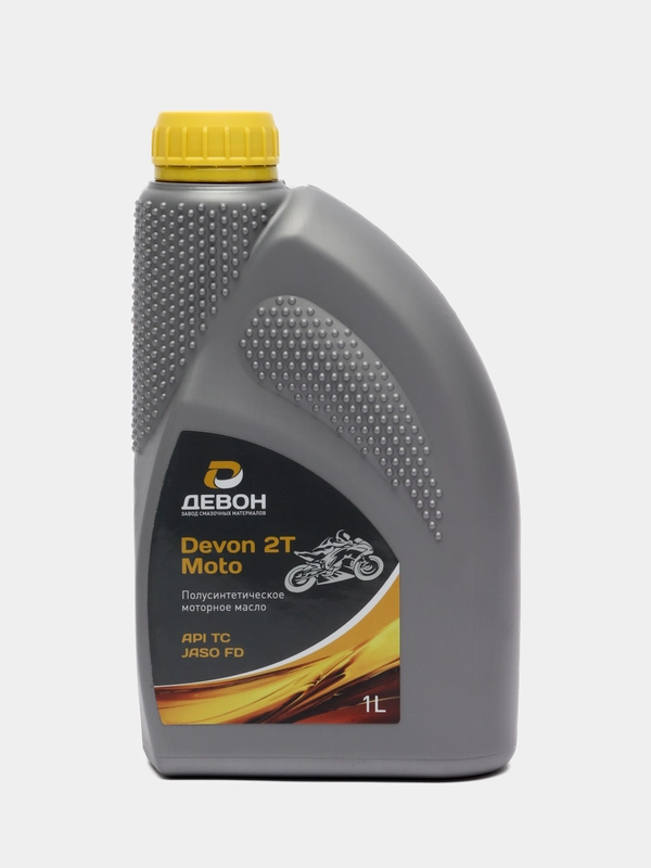 Моторное масло Девон / Devon 2T Moto API TC JASO FD. Полусинтетическое. 1 л