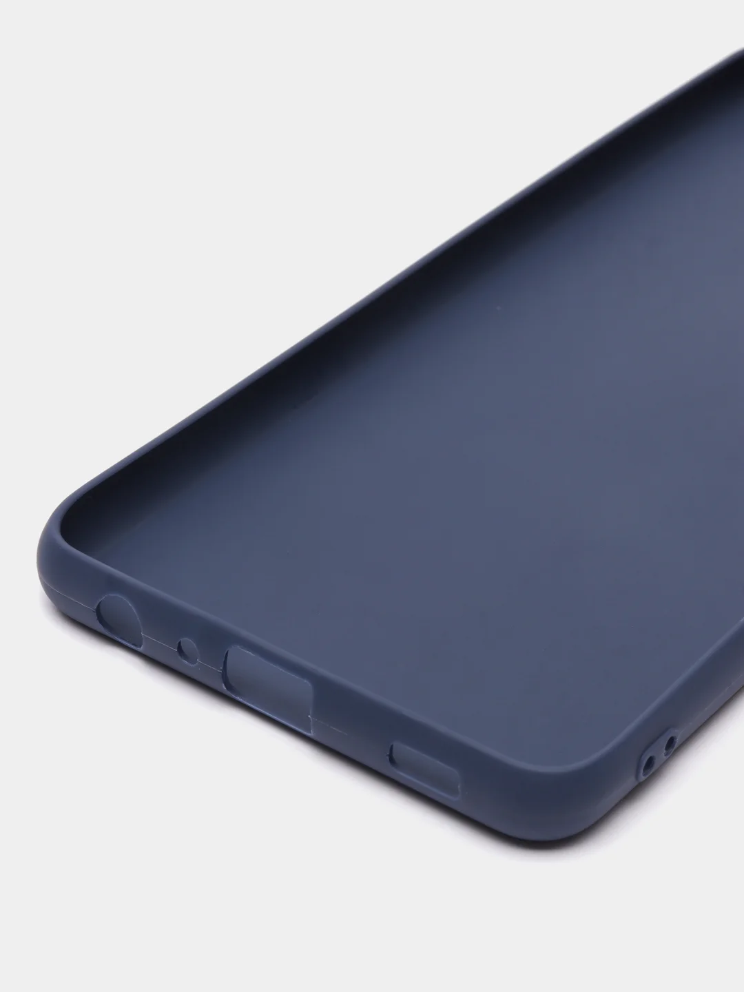 Темно-синий чехол Samsung Galaxy A72, Самсунг Галакси А72 силиконовый