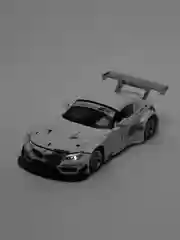 Машинка металлическая 1:24 BMW Z4 GT3  24,5 сантиметра