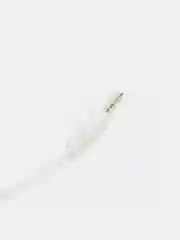 Белый наушники проводные с микрофоном / с Однокнопочным Пультом для Айфон и Андроид