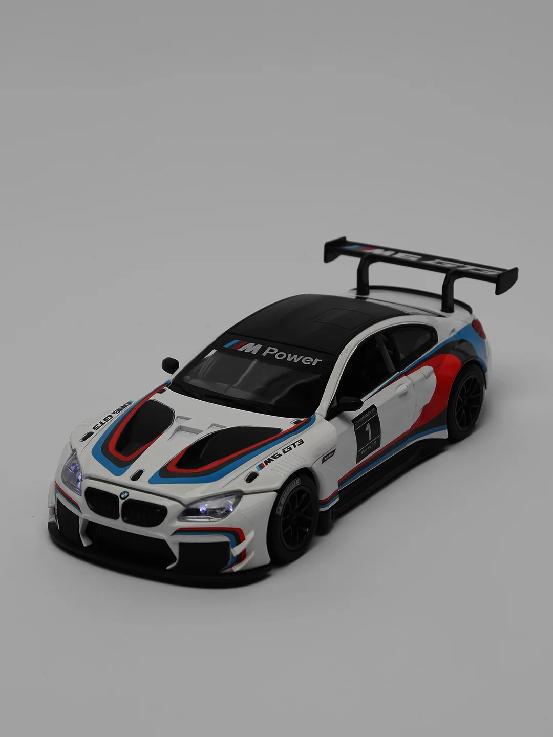 Машинка металлическая, 1:24, BMW M6 GT3 24,5 сантиметра
